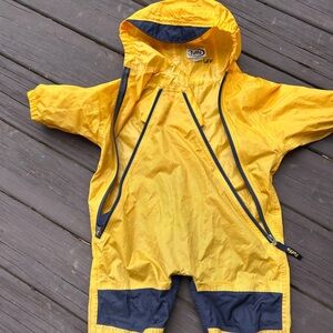 TuFFo yellow Rain Suit for Toddlers 12m